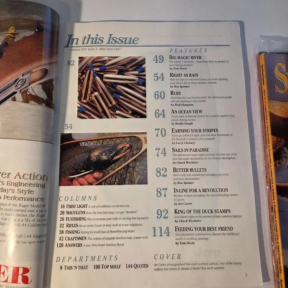 Sporting Classics Magazine 1997 Lot Of 4 Hunting & Fishing‎ Collectible